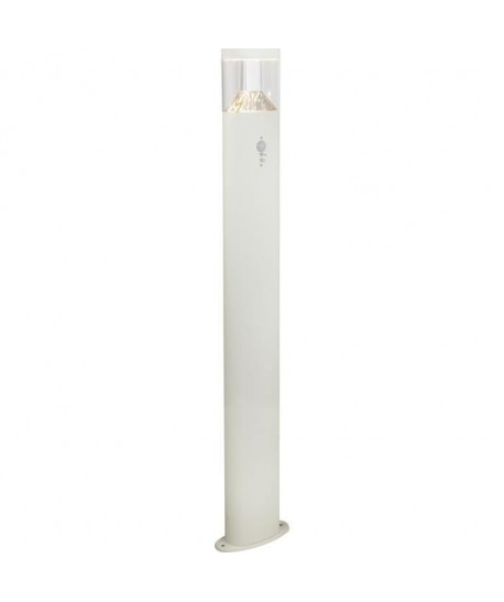 Globo Lighting Colonne extérieure inox blanc  Plastique translucide  IP44  Capteur : 90