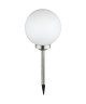 Globo Lighting Gloe solaire inox  Plastique blanc  IP44