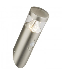 Globo Lighting Applique extérieure inox  Plastique translucide  IP44  Capteur : Hauteur 2m  100