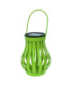 GALIX Lampe de table solaire Vase en métal  Vert