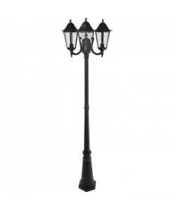 SMARTWARES Lampadaire extérieure Classico trio CLAS5000.036 Ranex 220 cm