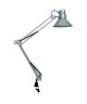 Lampe a poser Architecte de bureau articulée hauteur 90 cm diametre 17 cm E27 25W gris