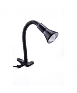 Lampe pince de bureau hauteur 32 cm E14 40W noir