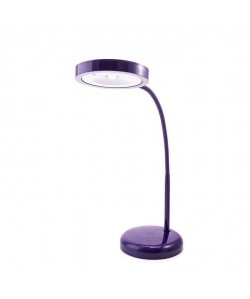 Lampe de bureau flexible LED hauteur 445 cm 3W équivalent a 40W violet