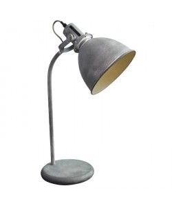 BRILLIANT Lampe a poser Jesper style industriel hauteur 57,5 cm E27 40W gris ciment