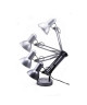 Lampe de bureau articulée Arquitecto E27 40W argent