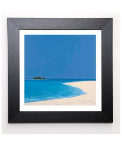 HOLL/EICK Image encadrée Island in the Sun I 37x37 cm Turquoise