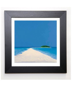 HOLL/EICK Image encadrée Island in the Sun II 37x37 cm Turquoise