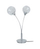 ACTUELLE Lampe deux boules fil aluminium