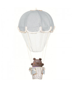 DOMIVA Lampe montgolfiere  Perle et Blanc