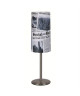 Lampe a poser NEWSPAPER E14 40W gris et blanc