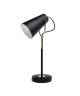 Lampe en métal avec tete orientable  Ř 16 x H 52,5 cm Noir