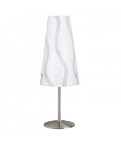 BRILLANT Lampe a poser Isi hauteur 36 cm Ř13 cm E14 40W blanc