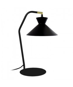 Lampe Leeds  Cône Noir  E27