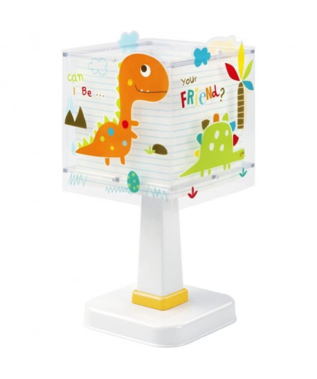 Lampe a poser enfant Dino  Orange