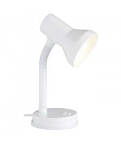 BRILLIANT Lampe de bureau flexible Junior hauteur 30 cm Ř13 cm E27 40W blanc