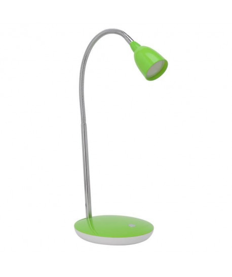 BRILLIANT Lampe de bureau Anthony LED avec interrupteur hauteur 40 cm Ř16 cm 2,5W acier et vert