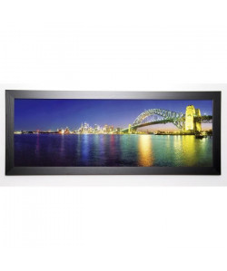 INTERLITHO Image encadrée Sidney by Night 40x102 cm Multicolore