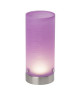 BRILLIANT Lampe a poser LED Daisy hauteur 20 cm 3W acier et violet