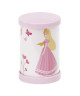 Lampe veilleuse LED enfant push Princess hauteur 10,9 cm Ř7 cm rose