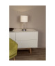 BRILLIANT Lampe a poser Rom  Blanc