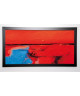 ISOURCE Image encadrée Coastal Horizon II 57x107 cm Rouge