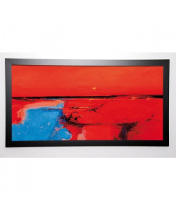 ISOURCE Image encadrée Coastal Horizon II 57x107 cm Rouge