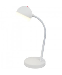 BRILLIANT Lampe de bureau Aylin flexible avec interrupteur sur tete  Blanc