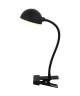 BRILLIANT Lampe de bureau Aylin flexible avec fixation \"pince\" et interrupteur sur tete  Noir