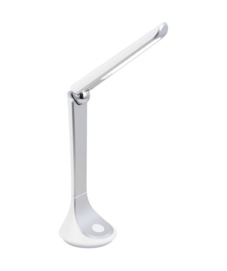 BRILLIANT Lampe de bureau Hayet avec variateur d\'intensité  Blanc