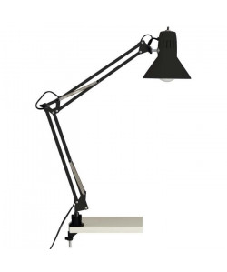 HOBBY Lampe de bureau articulable avec interrupteur et fixation \"serrejoint\"