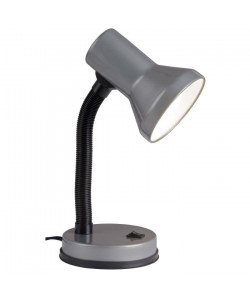 BRILLIANT Lampe de bureau flexible Junior hauteur 30 cm Ř13 cm E27 40W titane et noir