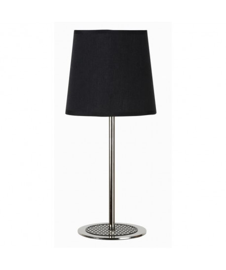 Lampe a poser Karl Ř17 cm E14 40 W noir et gris