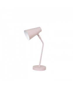 CHARLIE Lampe en métal  L 12 x H 40,5 cm  Rose pastel