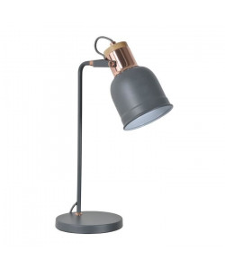 MOSS Lampe en métal L33 x H50 cm Anthracite et cuivre