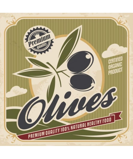 Affiche papier   Olives   Braun Studio    30x30 cm