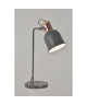 MOSS Lampe en métal L33 x H50 cm Anthracite et cuivre