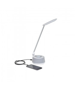 CONNECT Lampe de bureau LED L12 x 53,5 cm Blanc