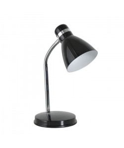 ALIBI Lampe de bureau en métal  L 14,5 x H 38 cm  Noir