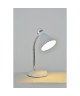 ALIBI Lampe de bureau en métal  L 14,5 x H 38 cm  Blanc