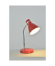 ALIBI Lampe de bureau en métal  L 14,5 x H 38 cm  Rouge