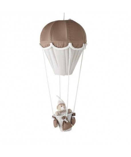 DOMIVA Lampe montgolfiere  Taupe et écru