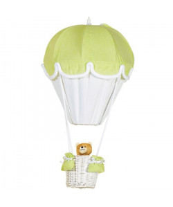 DOMIVA Lampe montgolfiere  Anis et Blanc