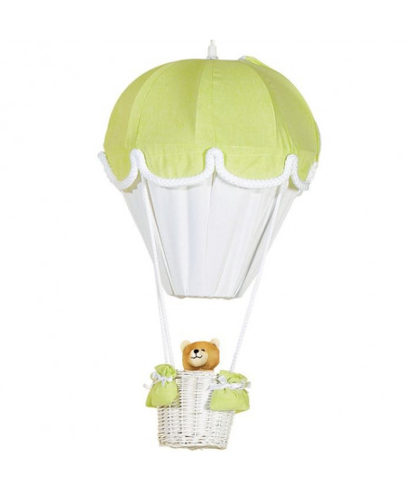 DOMIVA Lampe montgolfiere  Anis et Blanc