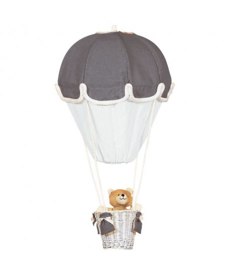 DOMIVA Lampe montgolfiere  Gris et Blanc