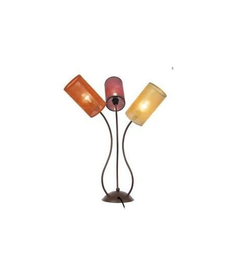 MIDI Lampe a poser acier 47x47x64 cm  Multi Color