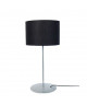 MEGA Lampe a poser acier 30x30x58 cm  Alu et noir