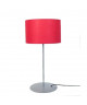 MEGA Lampe a poser acier 30x30x58 cm  Alu et rouge