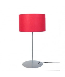 MEGA Lampe a poser acier 30x30x58 cm  Alu et rouge