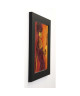 JOHANNA Image encadrée Le miroir I 31x37 cm Orange